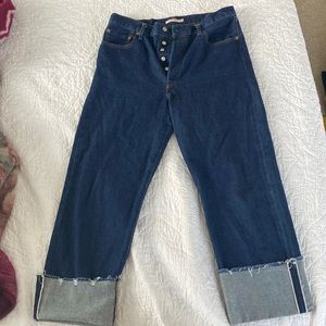 Levi’s rib cage straight denim